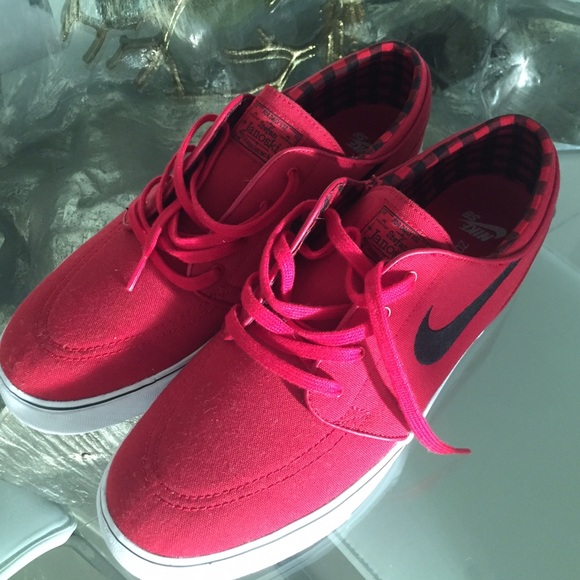 New Nike SB Stefan Janoski Shoes Red Size 13