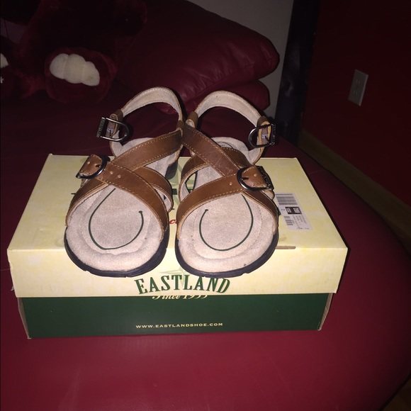 Summer sandals,brown leather
