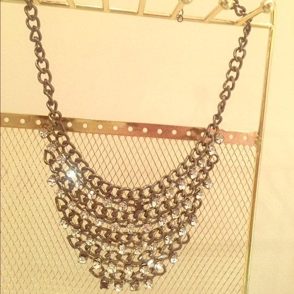 Crystal statement necklace