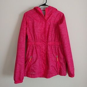 Bright Pink Rain Jacket