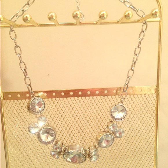 Crystal statement necklace