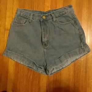 American Apparel High Waist Shorts
