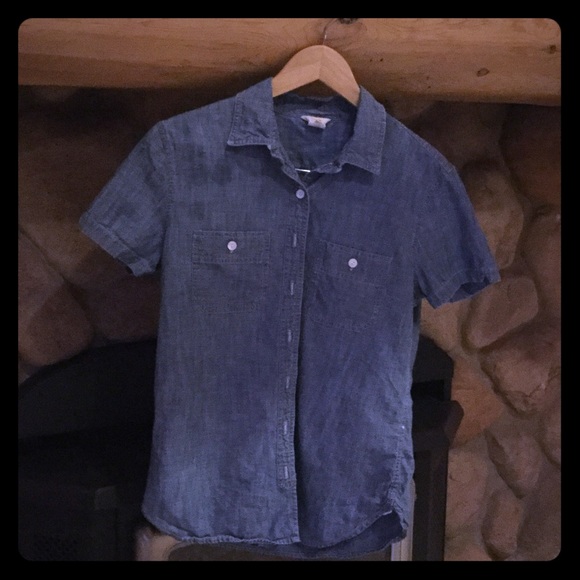 J. Crew chambray top
