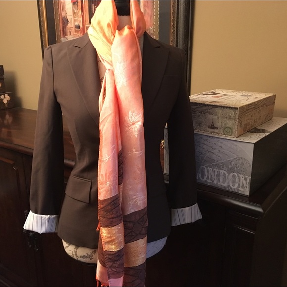 Theory Gabe B Tailor Blazer-Brown, Size 00 - Picture 3 of 4