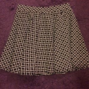 Black and white skirt