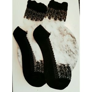 Hold/ not for sale black and Transparent socks