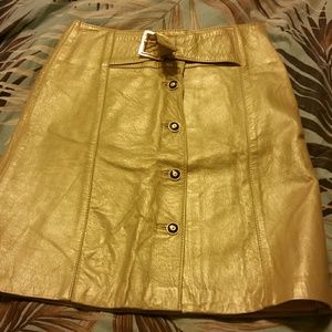 NWOT Leather skirt
