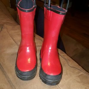 Nordstrom's Children's Red rain boots (Size 5)