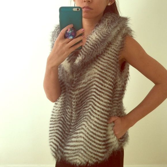 Faux Fur Vest for cooler nights