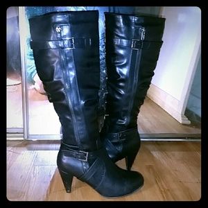 Sexy Faux Leather Boots