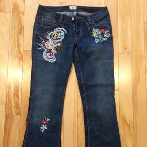 Embroidered jeans
