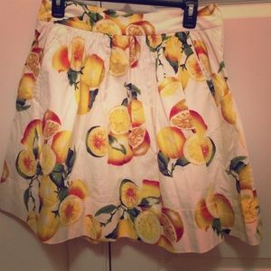 Lemon Banana Republic skirt