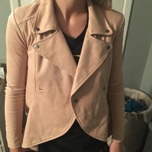 Faux leather jacket in bb girl pink 💕