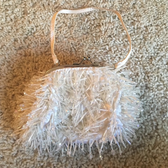 Small sequined hand purse