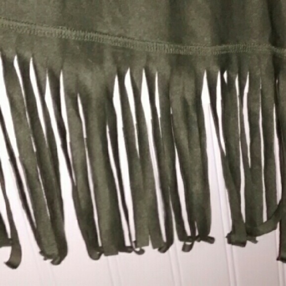 NWT Plus Size Faith and joy hippy fringe vest - Picture 3 of 3