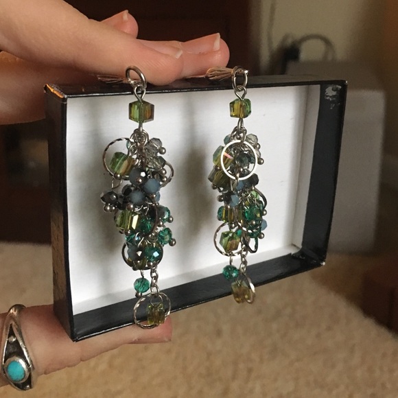 Hanging earrings