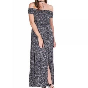 Off shoulder long dress