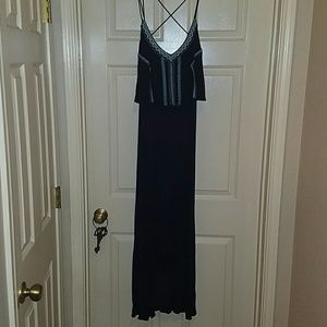 Navy Boutique Aztec dress