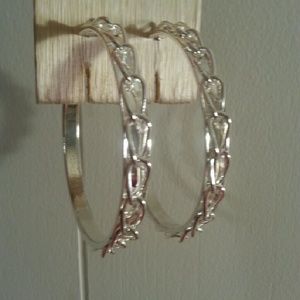 New Silver or Gold Plated Hoops