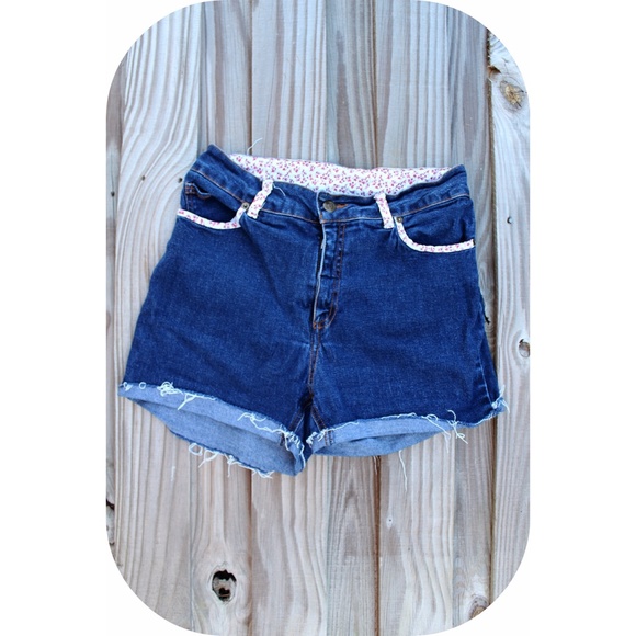 Floral High Waisted Shorts
