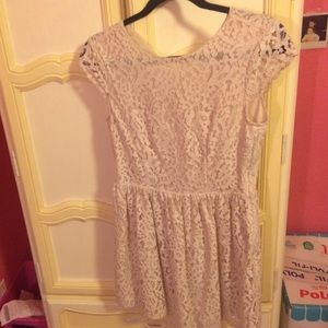 White lace dress