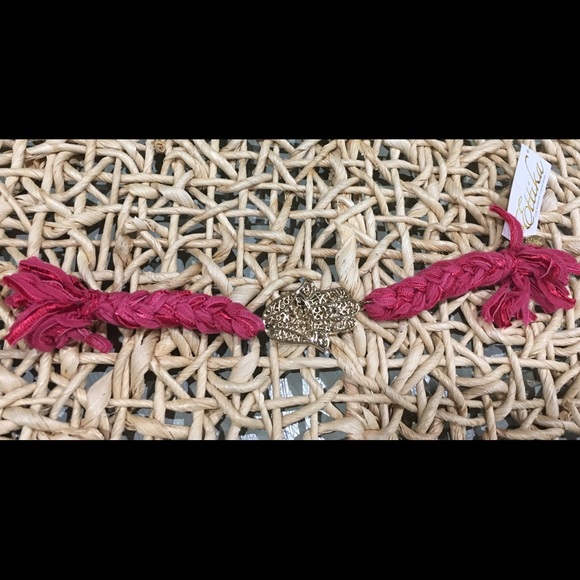 Ettika hamsa pink silk yoga bracelet - Picture 4 of 4
