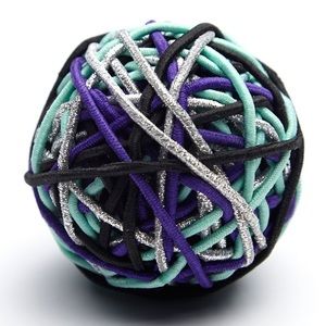 Boho Festival Free People Infinity Hair Tie Ball