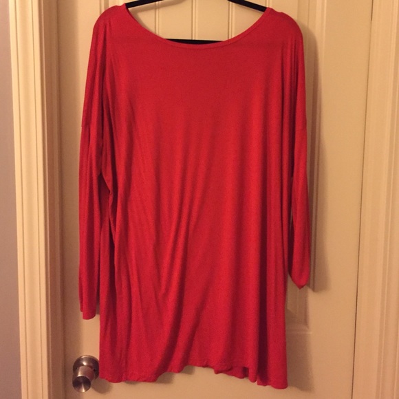 Red Long sleeve Piko Dress❤️