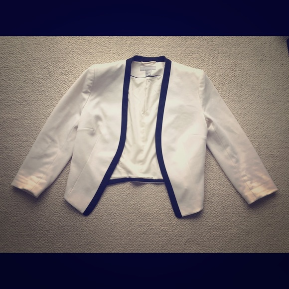 H&M white and black jacket