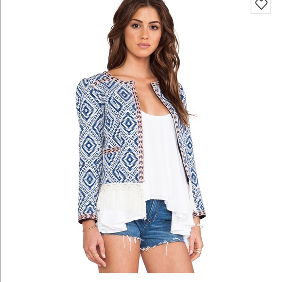 Tularosa Jackets & Blazers - Tularosa fringe jacket