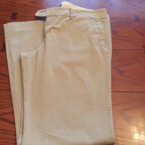 Women's khaki pants.   New without tags