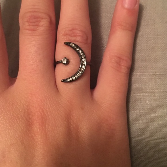 Free people black moon ring!
