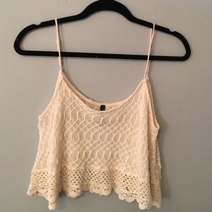 Crochet crop top