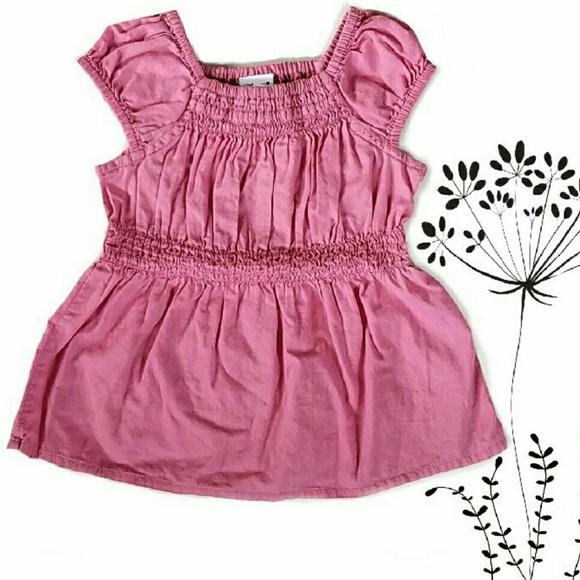 Perfectly Pink Peasant Top