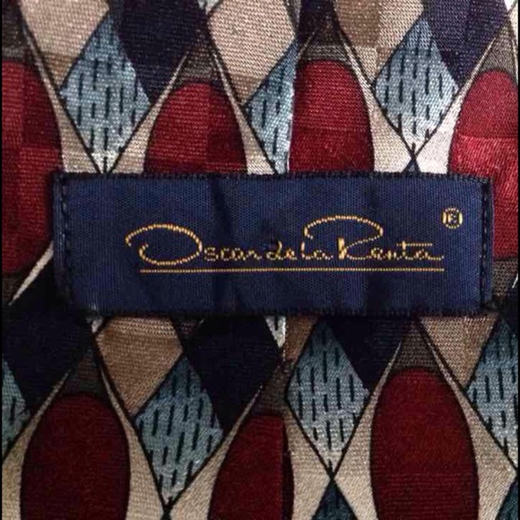 🔴 Vintage Oscar de la Renta tie - Picture 3 of 4