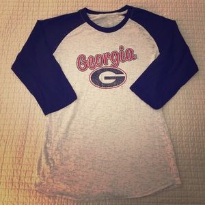 Georgia UGA Baseball Tee