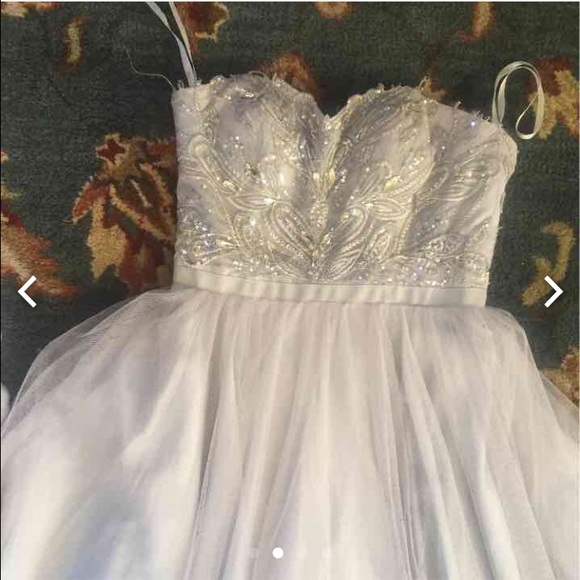 Grey sequin prom/homecoming/Pageant dress - Picture 2 of 4