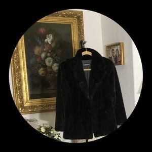 Black Mink Jacket size 6/8