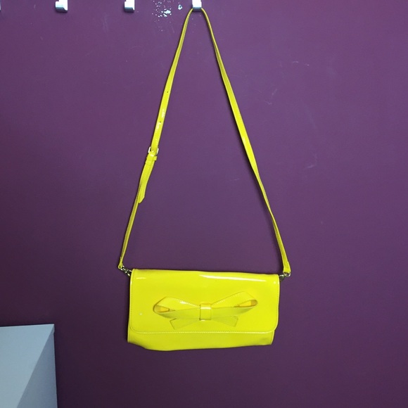 Bright yellow crossbody bag