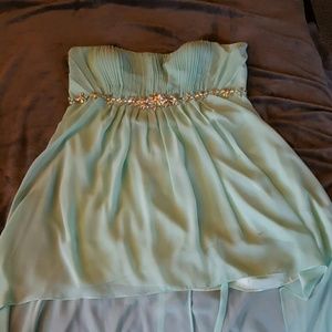 Teal dress
