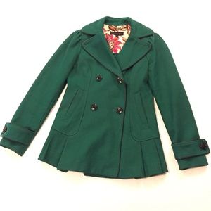 Green peacoat by Steve Madden