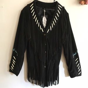 Vintage Goat Suede Western Jacket