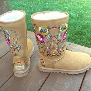 Embroidered UGG boots for trade