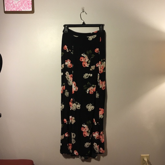 Mink Pink Maxi Split Skirt