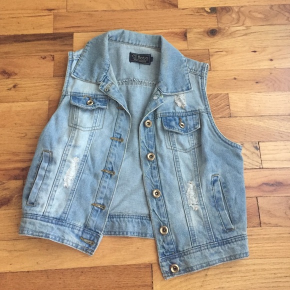 Denim vest