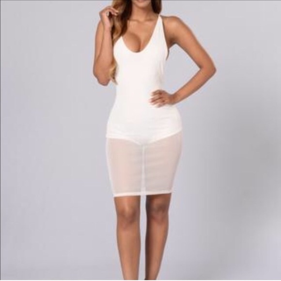 Fashion Nova V neck dress