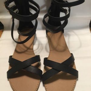 Sexy Black Gladiator Sandals brand new never worn