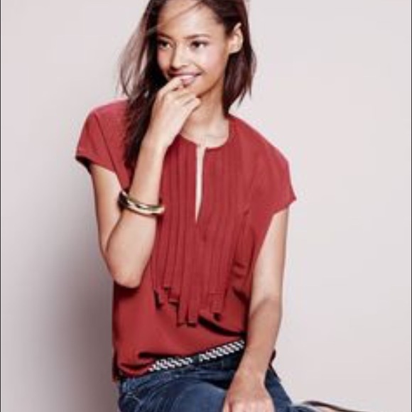 Jcrew grossgrain ribbon top