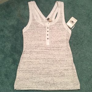 Medium Free People Grey/Silver Tank