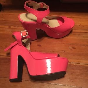 Pink heels
